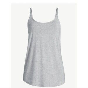 Joyspun Women's Maternity Nursing Cami with Hidden Clip Size L-XL